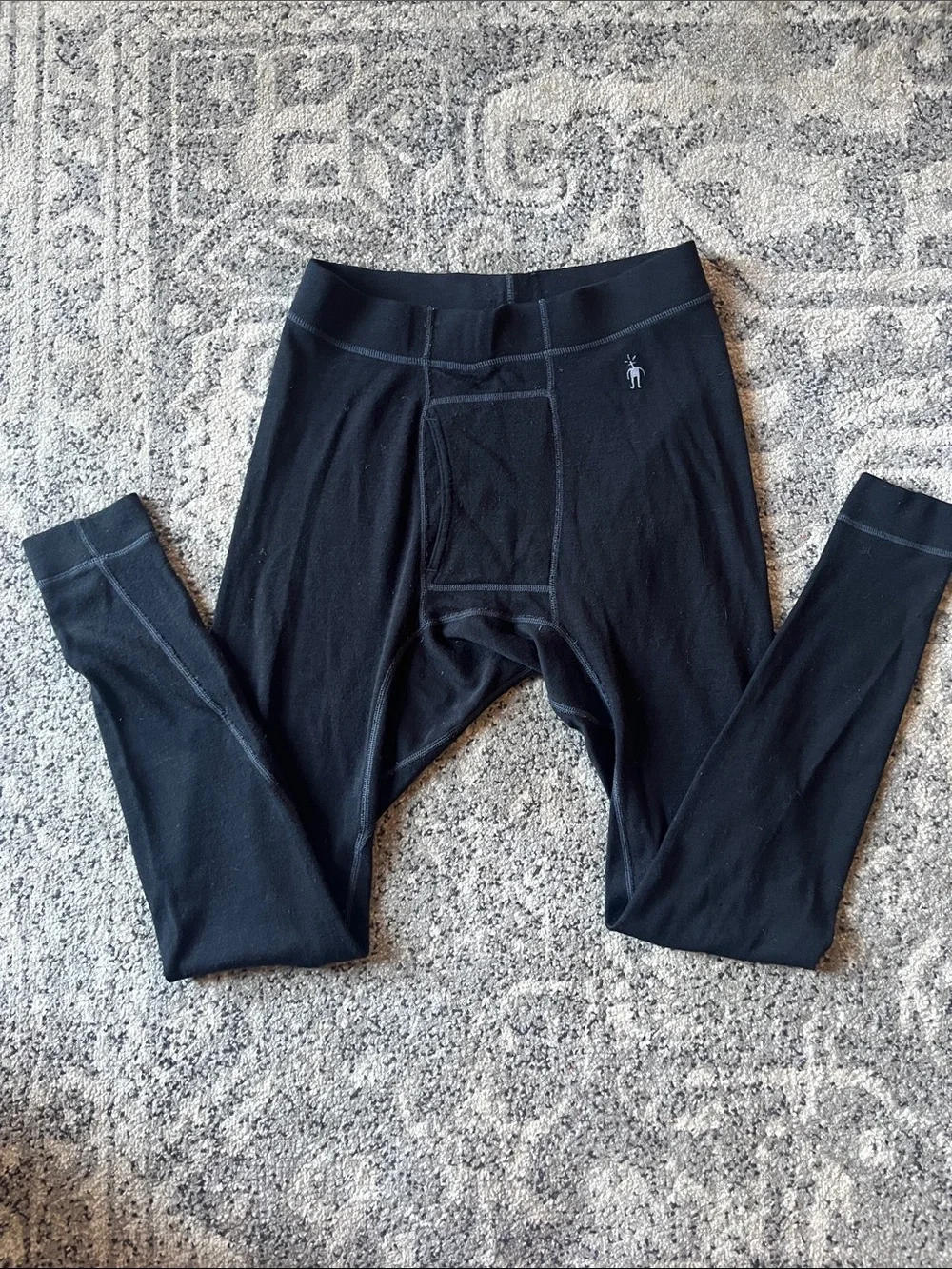 Smartwool Men’s Black Thermal Base Layer Long Johns
